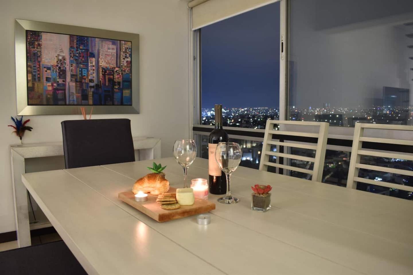 Penthouse Espectacular Vista Cd A.C. Wifi 300Mbps Apartman Guadalajara Kültér fotó